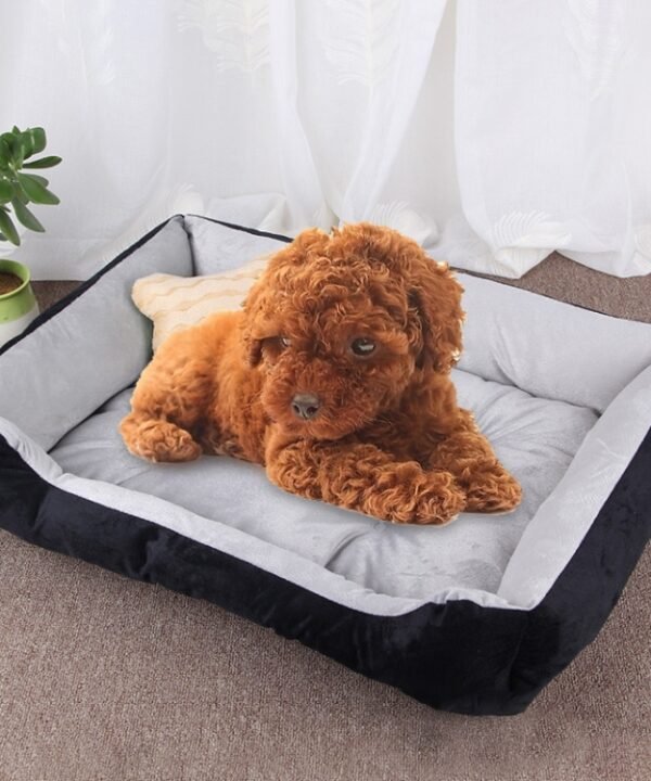 Dog Bone Pattern Big Soft Warm Kennel Pet Dog Cat Mat Blanket, Size: XXS, 45×30×15cm, Size: XXS