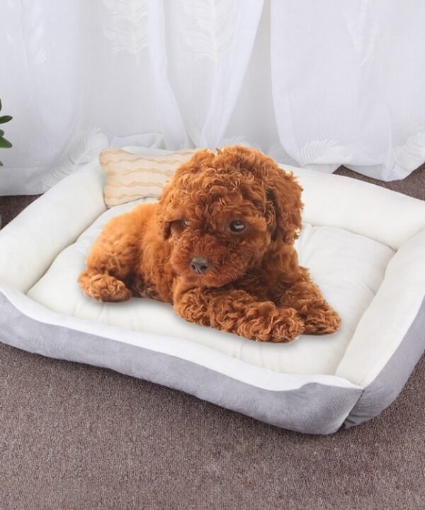 Dog Bone Pattern Big Soft Warm Kennel Pet Dog Cat Mat Blanket, Size: M, 70×50×15cm, Size: M