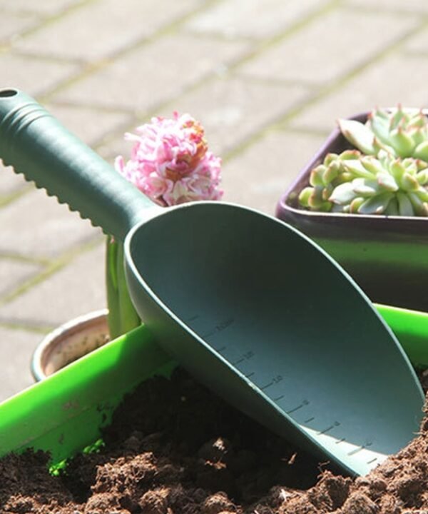 Plastic Soil Shovel Spoon Teaspoons Plastic Shovel Garden Tools Bucket Shovel Potted Cultivation Cylinder Mini Fleshy Plant Soil Spade Shovel, Random Color Delivery