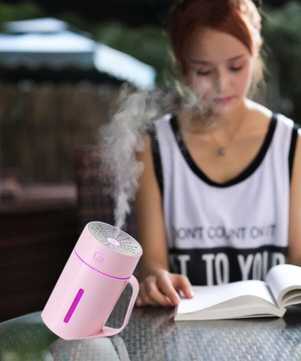 ML-S2 Water Cup Shape Intelligent Mute LED Night Light Atomized Humidifier Air humidification Machine
