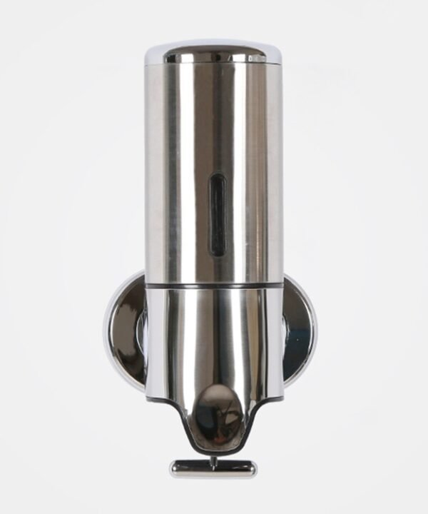 Hotel Shower Manual Dispenser Wall Mounted Washing Liquid Shampoo Soap Bottle, Capacity: 500ml, 500ml/Stainless Steel