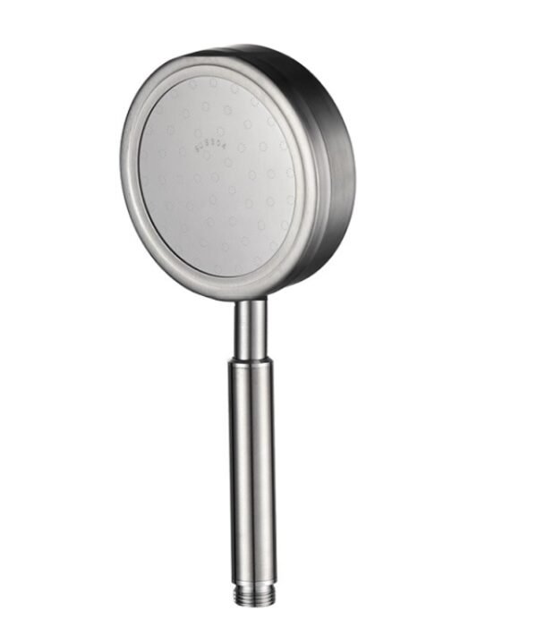 Removable and Washable 304 Stainless Steel Round Pressurized Handheld Shower Head, Size: 117mm, Pattern E