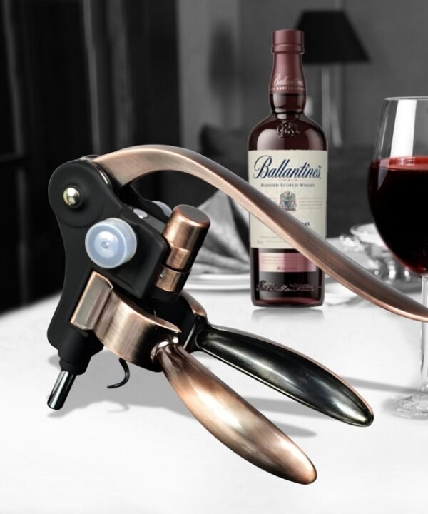 Zinc Alloy + ABS Material Retro Rabbit Shape Bottle Opener Corkscrew Port Wine Bottle Opener, Size: 18 x 14.5 x 4.7cm