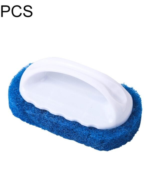 2pcs Decontamination Sponge Hard Bottom Cleaning Brushes Dry and Wet Cleaning Brush for Kitchen / Cooking Bench / Bathroom / Bathtub , Random Color Delivery