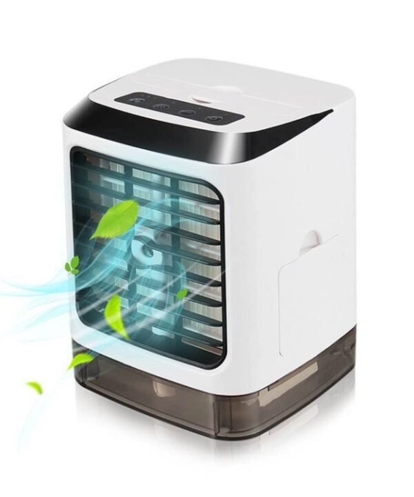 Mini Desktop Cooling Fan Humidifier Air Conditioning Fan Moisturizing Spray Fan, without Remote Control