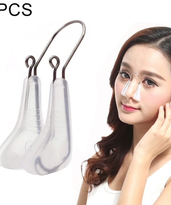 2 PCS Beauty Bridge of Nose Increased Device Nose Clip Braces Nasal Ting, Random Color Delivery