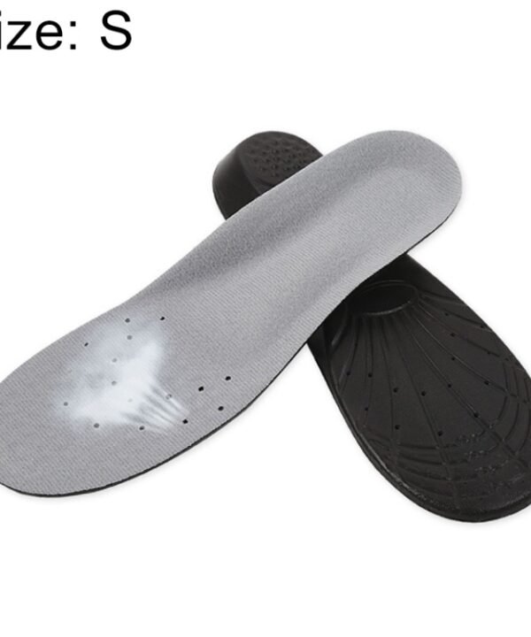1 Pair PU Breathable Soft Sports Shock-absorbing Insole Sweat-absorbent Foot Pad Elastic Shoe Insert, Size: S(2-5 Yards), Size: S(2-5 Yards)