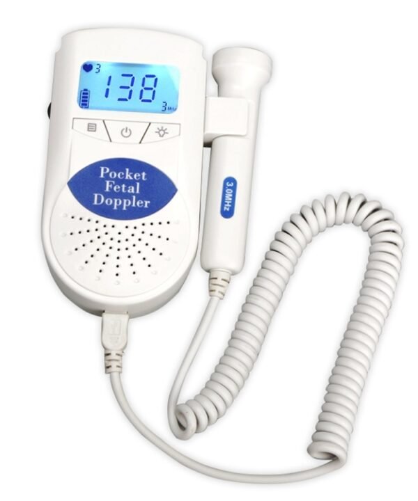 JPD-100S6 I LCD Ultrasonic Scanning Pregnant Women Fetal Stethoscope Monitoring Monitor / Fetus-voice Meter, Complies with IEC60601-1:2006, JPD-100S6  (Blue), JPD-100S6 (Pink)