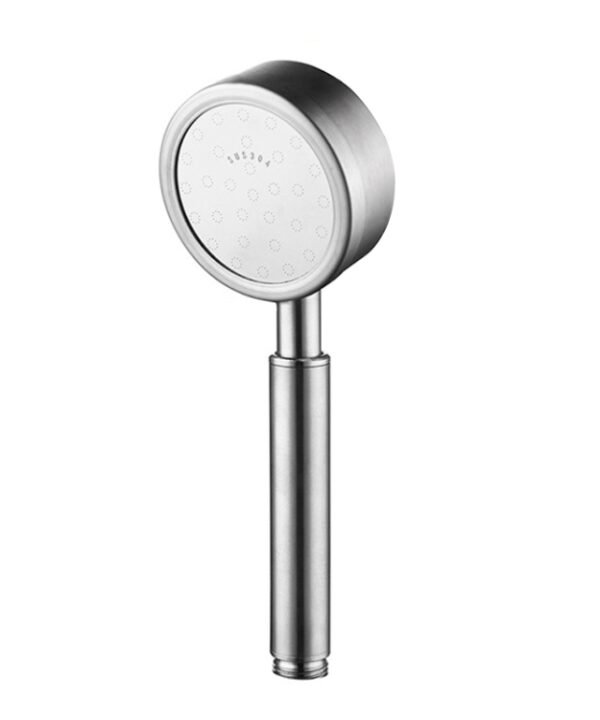Removable and Washable 304 Stainless Steel Round Pressurized Handheld Shower Head, Size: 80mm, Pattern F