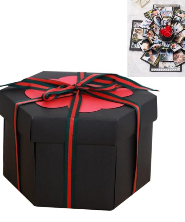 Surprise Hexagon Blooming DIY Handmade Album Creative Photo Box Star Gift Box