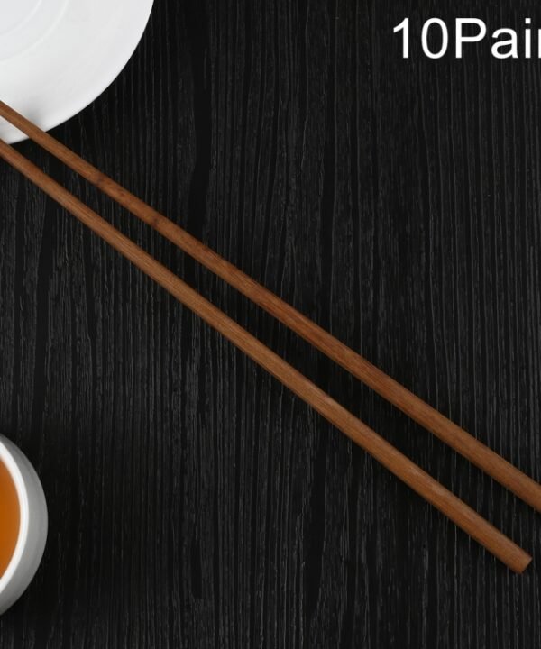 10 Pairs Natural Iron Wood Non-slip Chopsticks