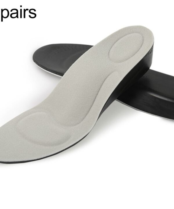 2.5cm PU Breathable Sport Height Increase Insoles, Size: L