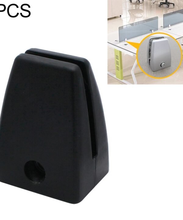 2 PCS Space Aluminum Alloy Desk Screen Clamps Screen Baffle