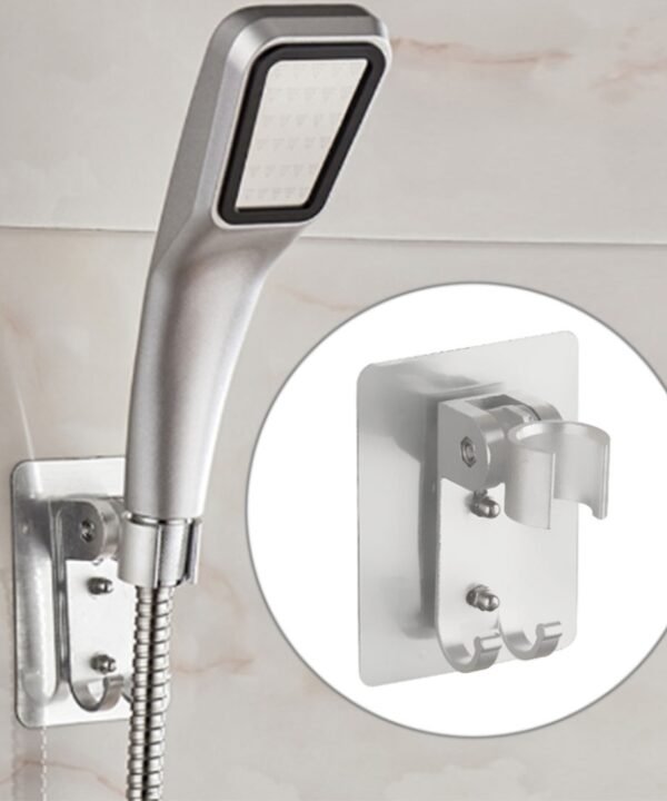 Space Aluminium Showerhead Holder Traceless Adjustable Bath Shower Bracket