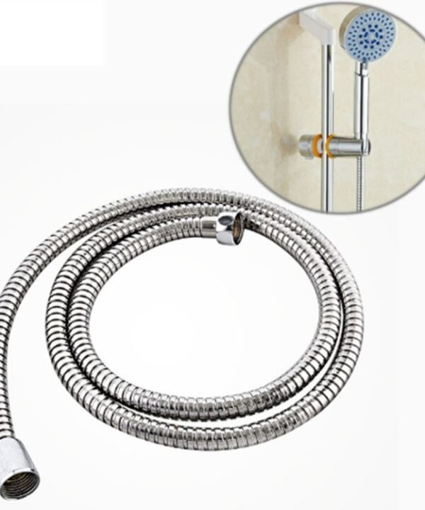 3m Flexible Stainless Steel Showerhead Hose Pipe Double Interlock Copper Interface Anti Burst Bath Water Pipe