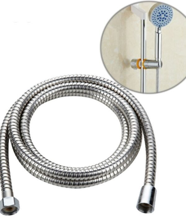 1.5m Flexible Stainless Steel Showerhead Hose Pipe Copper Core Interface Anti Burst Bath Water Pipe