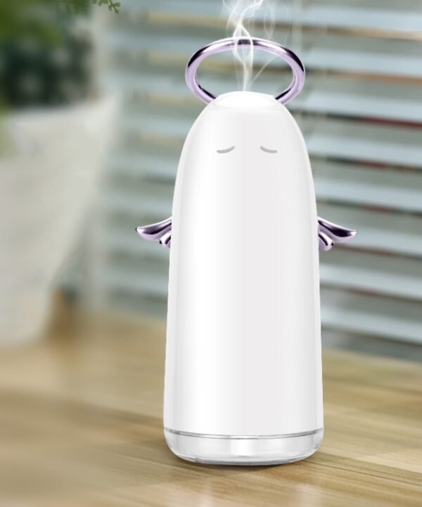 TSHM0 Mini Angel Atomizing Humidifier with Colorful Night Lights, Water Tank Capacity: 230mL