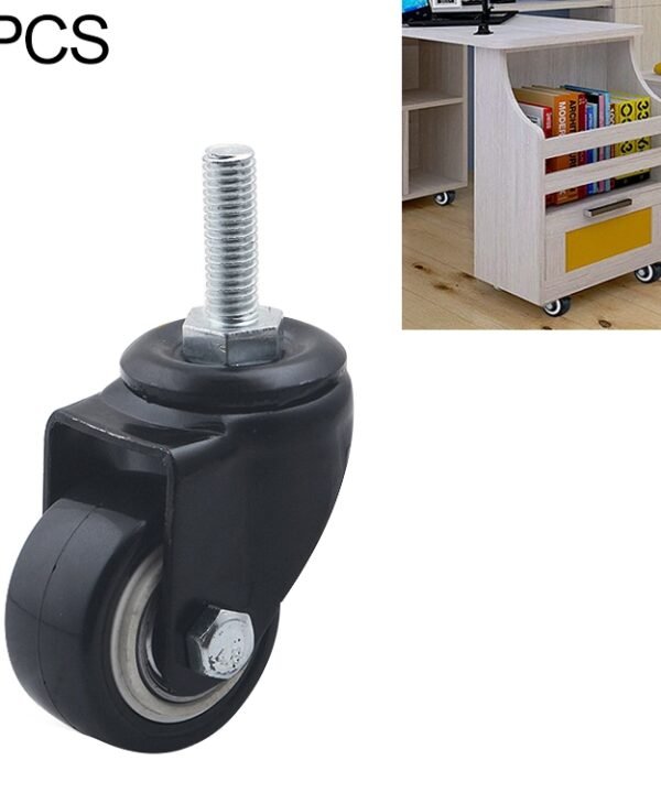 2 PCS 2 inch Furniture Cabinet Coffee Table Silent Screw Universal Wheel