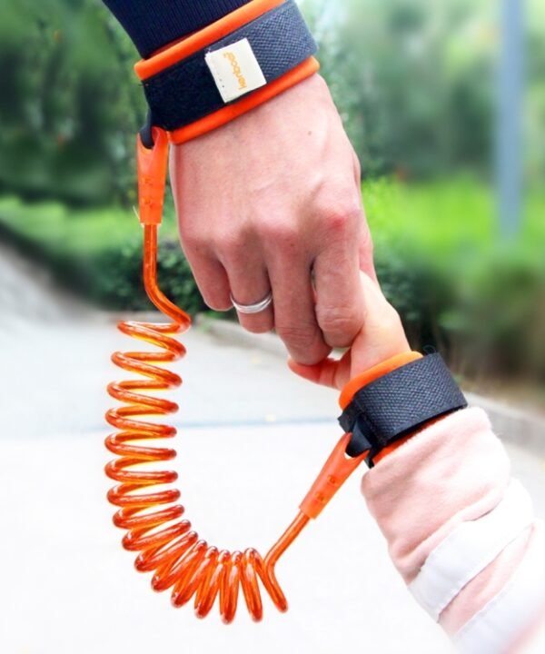 Kids Safety Harness Child Leash Anti Lost Wrist Link Traction Rope Anti Lost Bracelet, Length: 2m, 2m Orange, 2m Blue