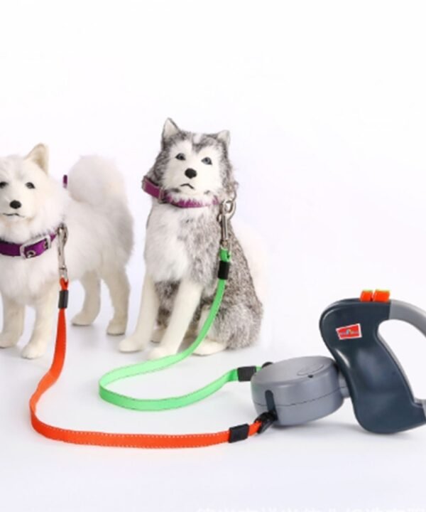 Two-headed Creative Automatic Retractable Pet Traction Rope