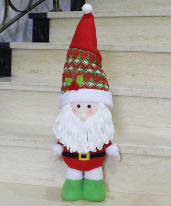 Large Size Standing Style Christmas Home Decoration Santa Claus Doll