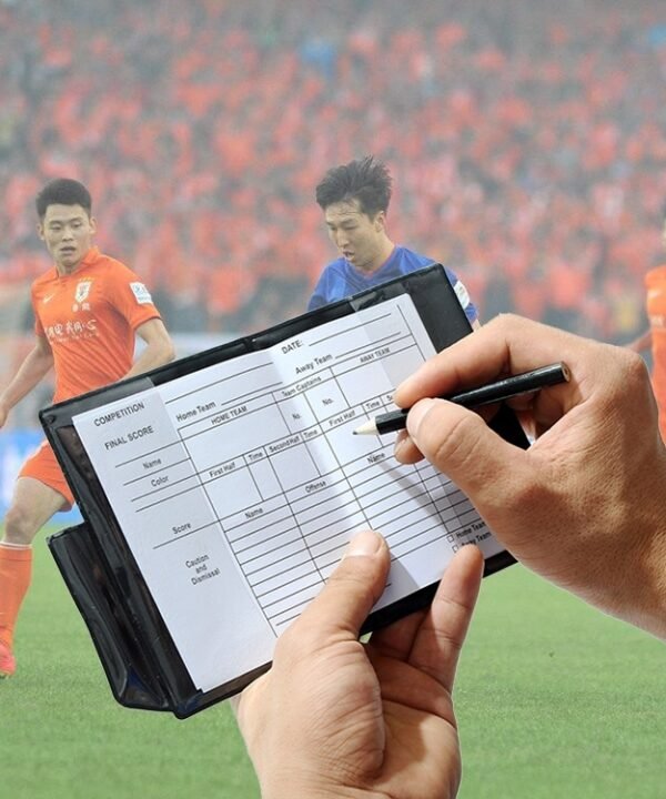 Red Card Yellow Card Football Referee Card Sports Notebook With Pencil Referee Record Penalty Card