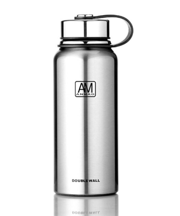 610ml Outdoor Vacuum Stainless Steel Heat Insulation Cup Portable Large Capacity Sports Bottle, 610ml