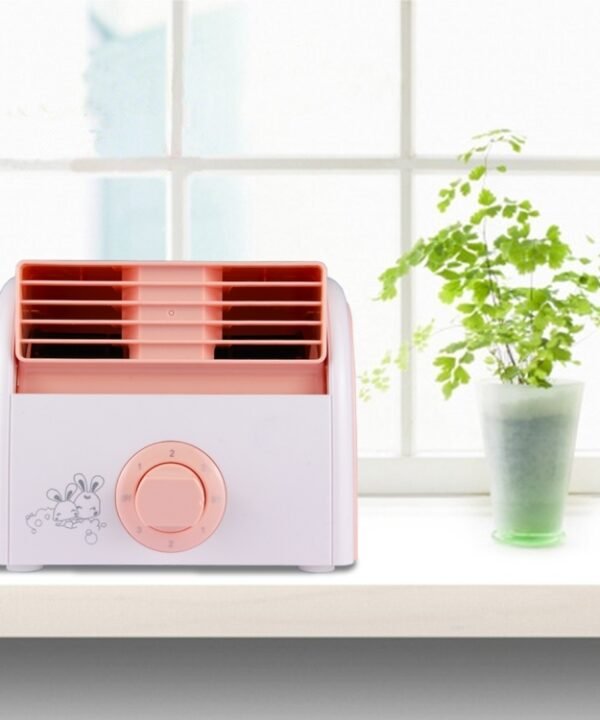 30W Turbine No Blade Mini Desktop Mute Fan for Dormitory / Bedroom / Living Room / Office, 3 Kinds Speed Mode, AC 220V