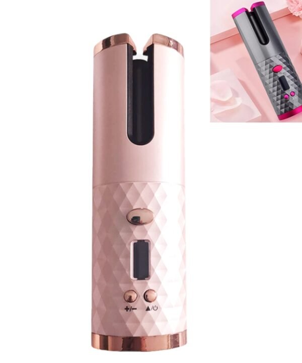 USB Charging Automatic Hair Curler Portable Mini Wireless Multi-function Curling Iron with LCD Display