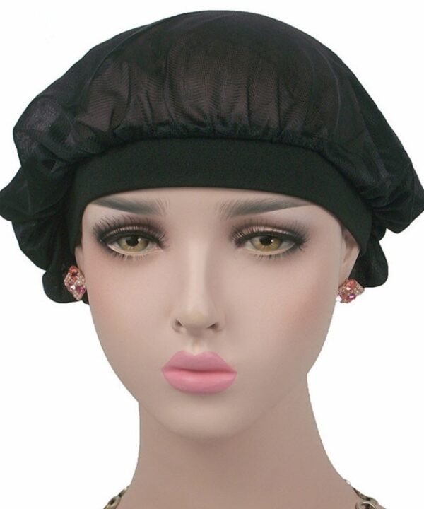 Coconut Nightcap Air Conditioning Cap Long Hair Cap Wide Band Satin Bonnet