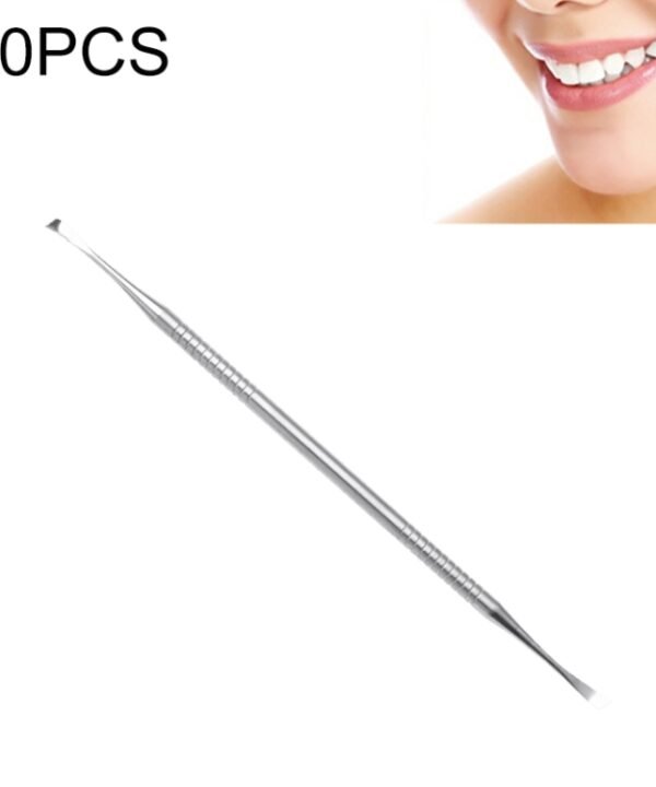10 PCS Stainless Steel Hoe Shape Dentist Tools