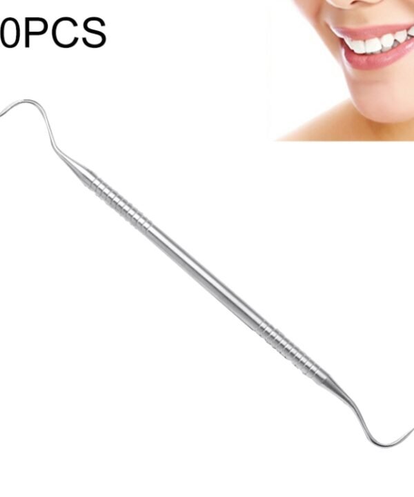 10 PCS Stainless Steel Big Bend Probe Dentist Tools