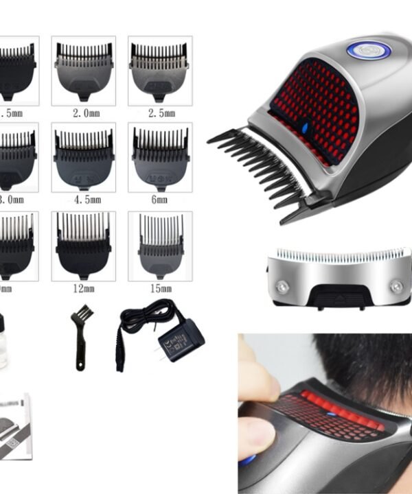 HJ-2018 Men Electric Shaver Fader Self-help Hair Clipper with Spare Cutter Head, Standard Version, CN Plug
