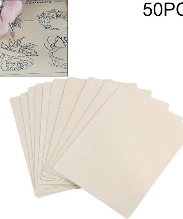 50 PCS Blank Tattoo Exercise Silicone Skin