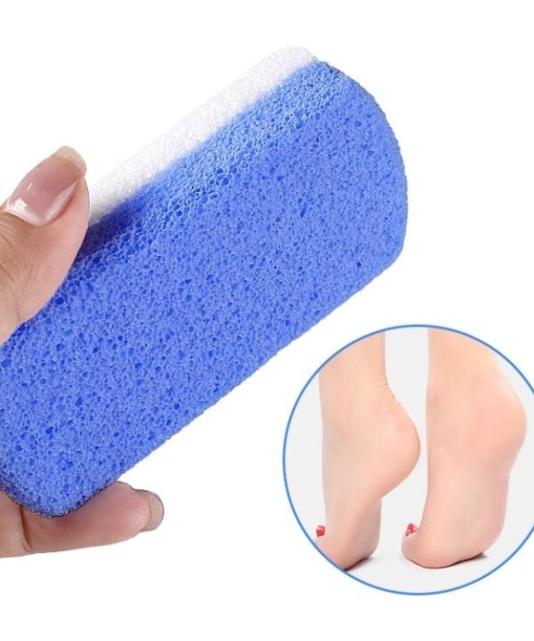 037 Double-color Grindstone Foam Glass Foot Rub, Color Random Delivery