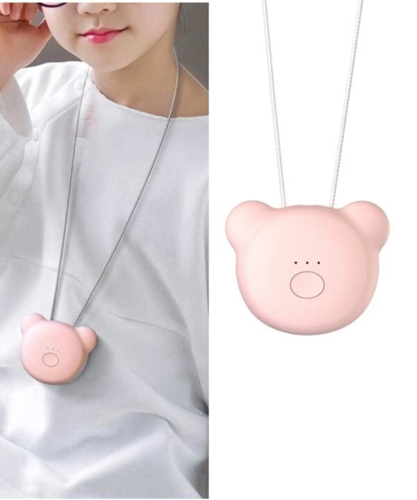 Mini Bear Style Neck Formaldehyde Negative Ion PM2.5 Removal Air Purifier for Kids