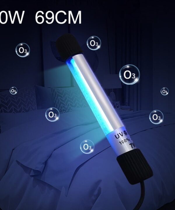60W 69cm Length Ozone UV Strong Light Disinfection Portable Anti-virus Sterilization Lamp Bar Strip, CN Plug