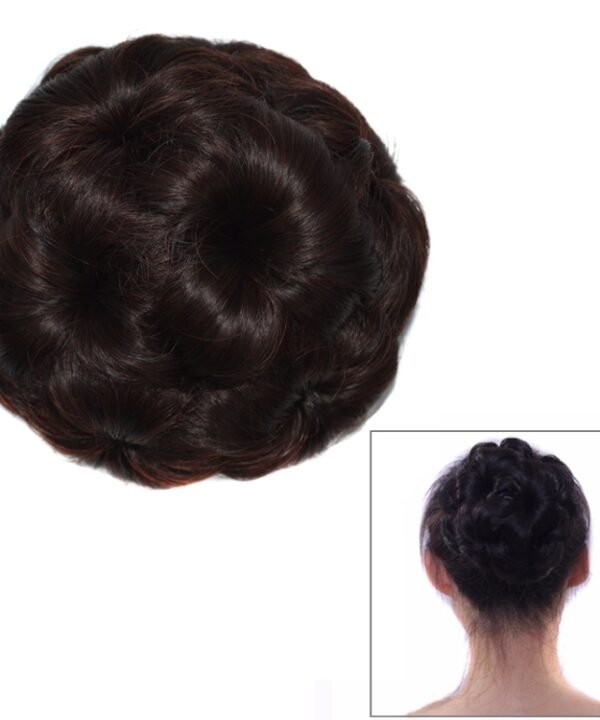 Wig Ball Head Flower Hairpin Hair Bag Wig Headband for Bride, 2M33#, BUG#, 1#, 2#, 4#, 33#, 28C#, 0906#, 73C#, 613#, 2M30#, 04C#