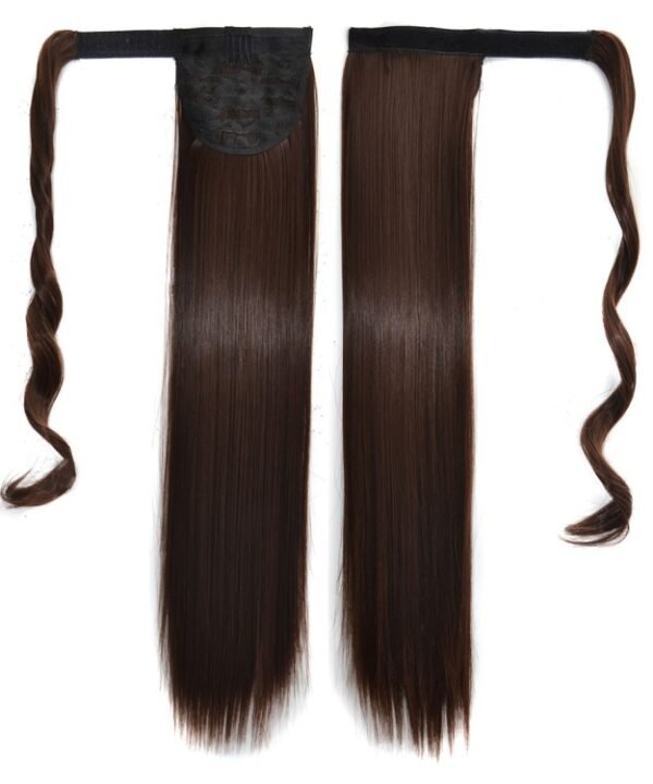 10# Invisible Seamless Bandage-style  Wig Long Straight Hair Wig Ponytail