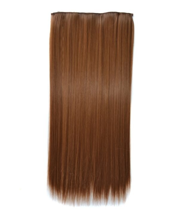 12M27# One-piece Seamless Five-clip Wig Long Straight Wig Piece