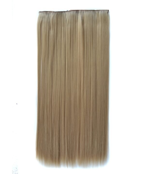 16# One-piece Seamless Five-clip Wig Long Straight Wig Piece