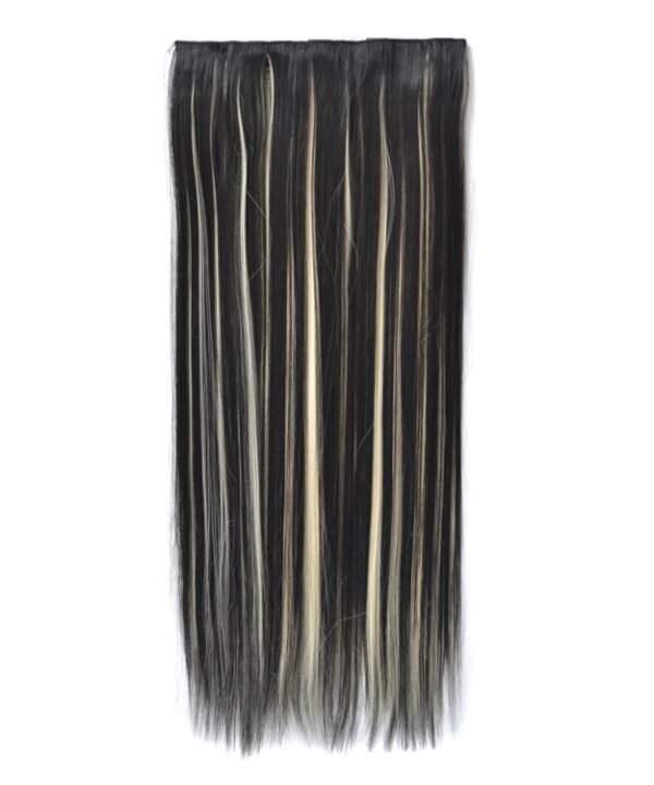 1BH613# One-piece Seamless Five-clip Wig Long Straight Wig Piece