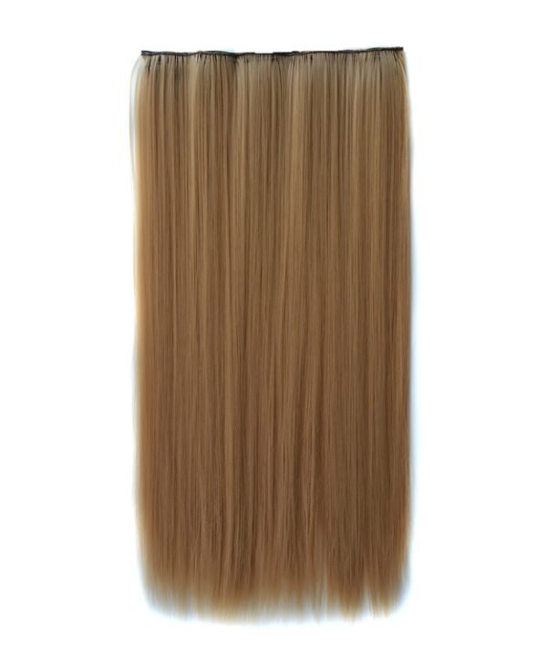 22# One-piece Seamless Five-clip Wig Long Straight Wig Piece