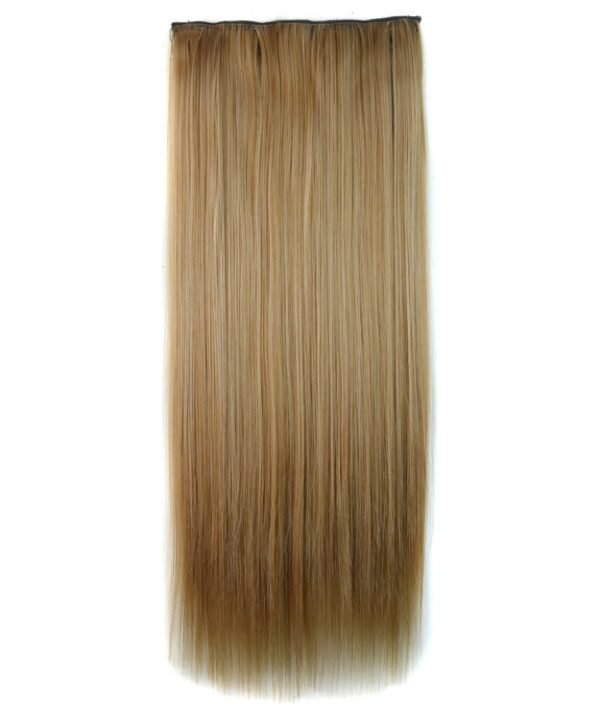 27M613# One-piece Seamless Five-clip Wig Long Straight Wig Piece