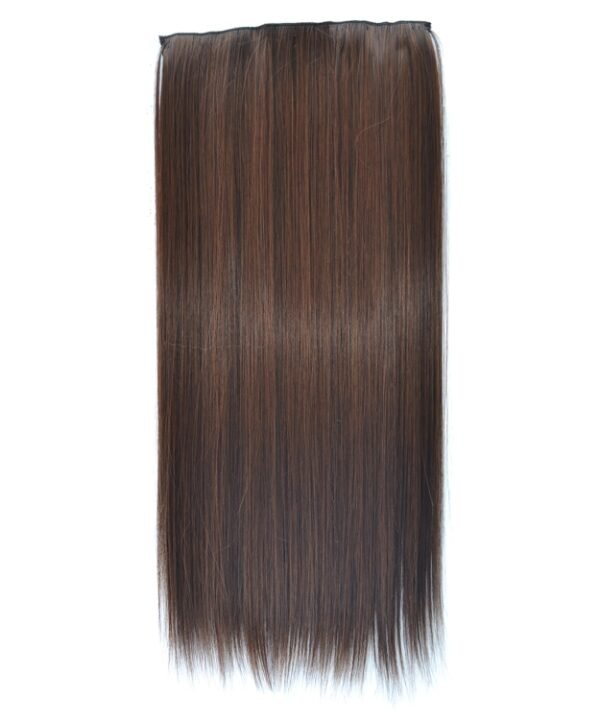 2M30# One-piece Seamless Five-clip Wig Long Straight Wig Piece