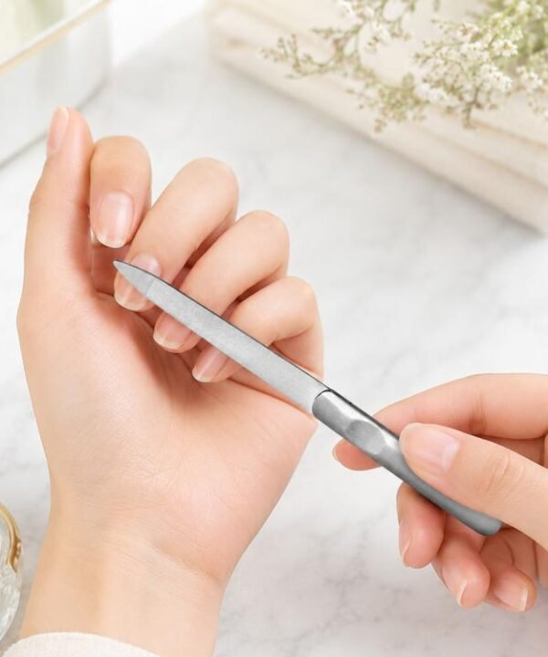 Stainless Steel Polished Nail File, Length : 95mm