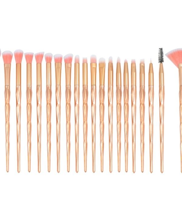 20 in 1 Diamond Handle Eye Brush Multi-functional Makeup Brush, Pink+Blue Handle and Purple Brush, HCB9120A, HCB9120B, HCB9120C, HCB9120D, HCB9120E, HCB9120F, HCB9120G