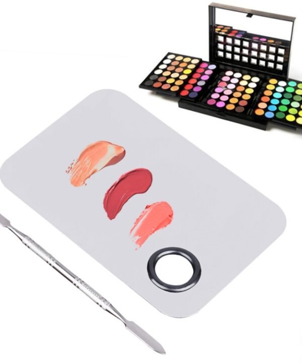 L Size Make-up Square Stainless Steel Palette