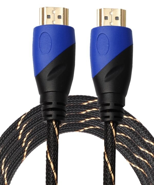 3m HDMI 1.4 Version 1080P Woven Net Line Blue Black Head HDMI Male to HDMI Male Audio Video Connector Adapter Cable