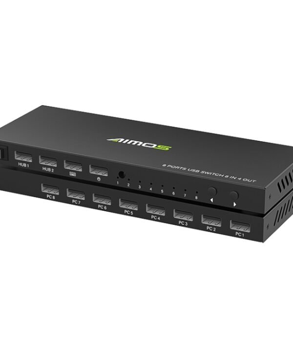 AIMOS AM-KM804 USB 8 In 4 Out Switch